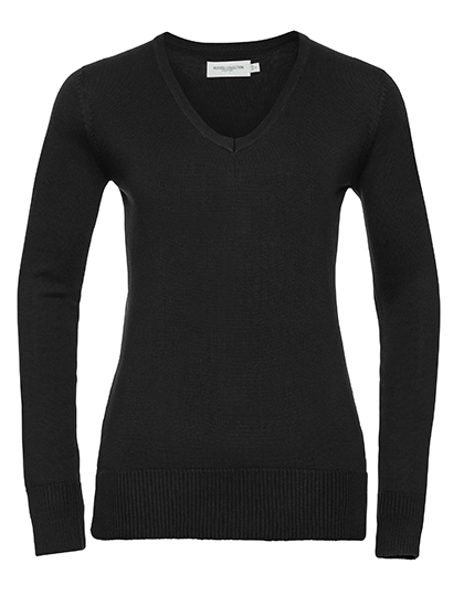 Ladies´ V-Neck Knitted Pullover - Russell Athletic Collection