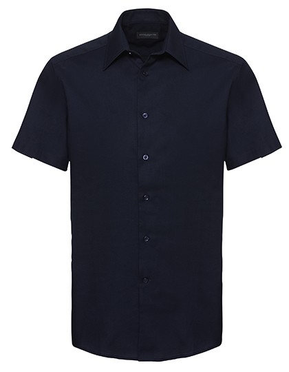 Men's Short Sleeve Tailored Oxford Shirt - Russell Athletic Collection