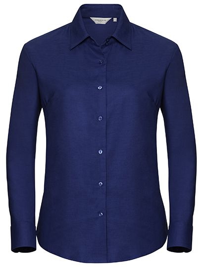 Russell Athletic Collection Ladies' Long Sleeve Tailored Oxford Shirt