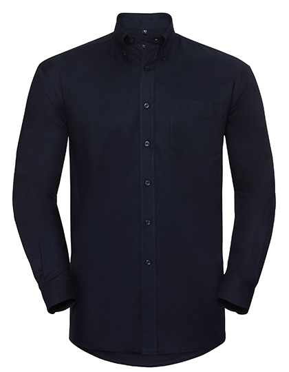 Men's Long Sleeve Classic Oxford Shirt - Russell Athletic Collection