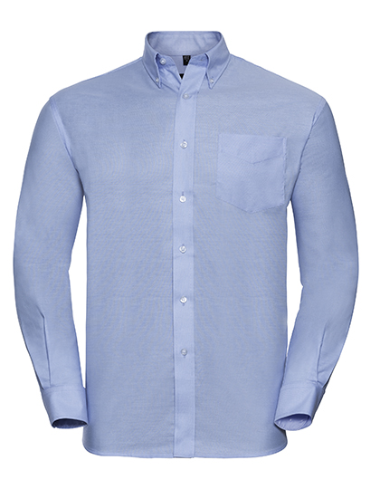 Men's Long Sleeve Classic Oxford Shirt - Russell Athletic Collection