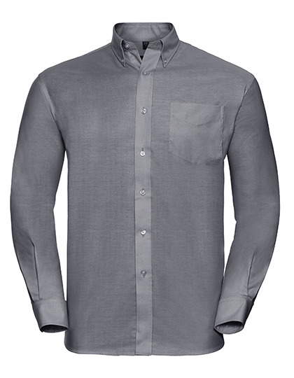 Men's Long Sleeve Classic Oxford Shirt - Russell Athletic Collection