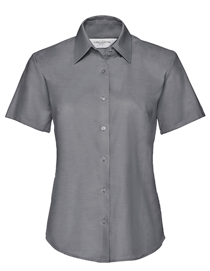 Russell Athletic Collection Ladies' Short Sleeve Tailored Oxford Shirt