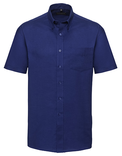 Men's Short Sleeve Classic Oxford Shirt - Russell Athletic Collection