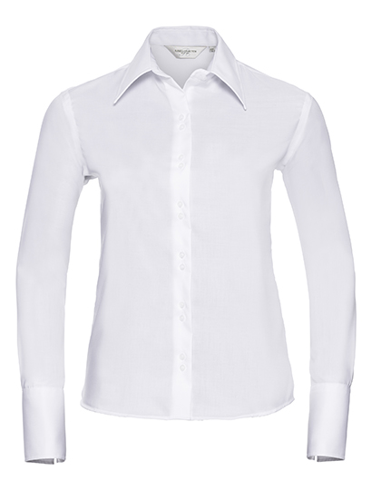 Ladies' Long Sleeve Tailored Ultimate Non-Iron Shirt - Russell Athletic Collection
