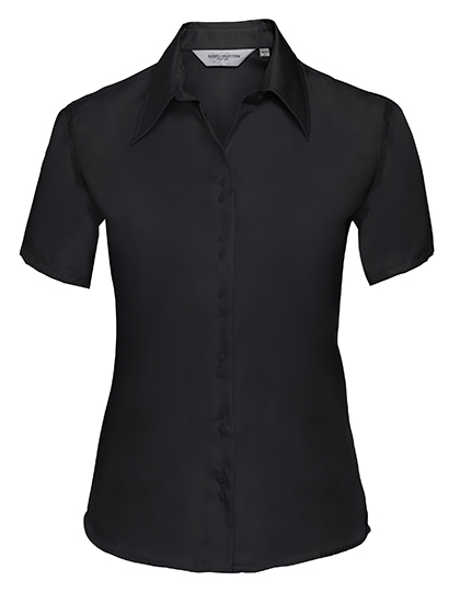 Ladies' Short Sleeve Tailored Ultimate Non-Iron Shirt - Russell Athletic Collection
