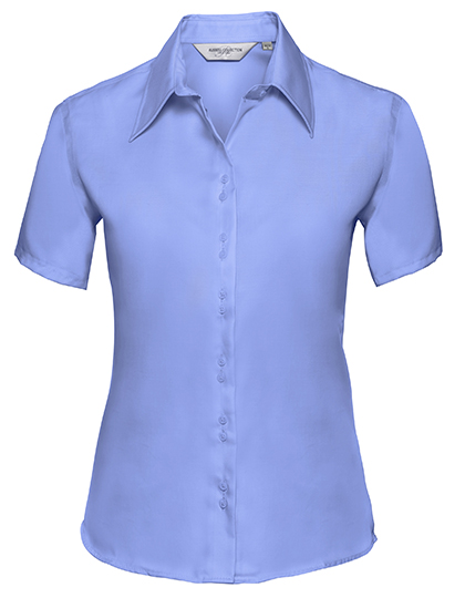 Ladies' Short Sleeve Tailored Ultimate Non-Iron Shirt - Russell Athletic Collection