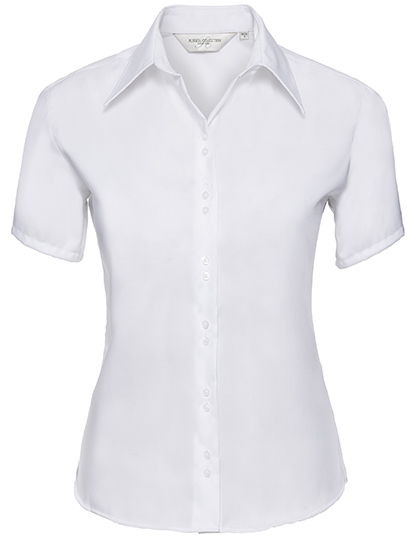 Ladies' Short Sleeve Tailored Ultimate Non-Iron Shirt - Russell Athletic Collection