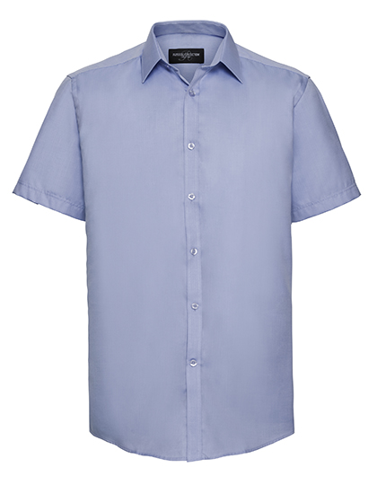 Men´s Long Sleeve Tailored Herringbone Shirt - Russell Athletic Collection