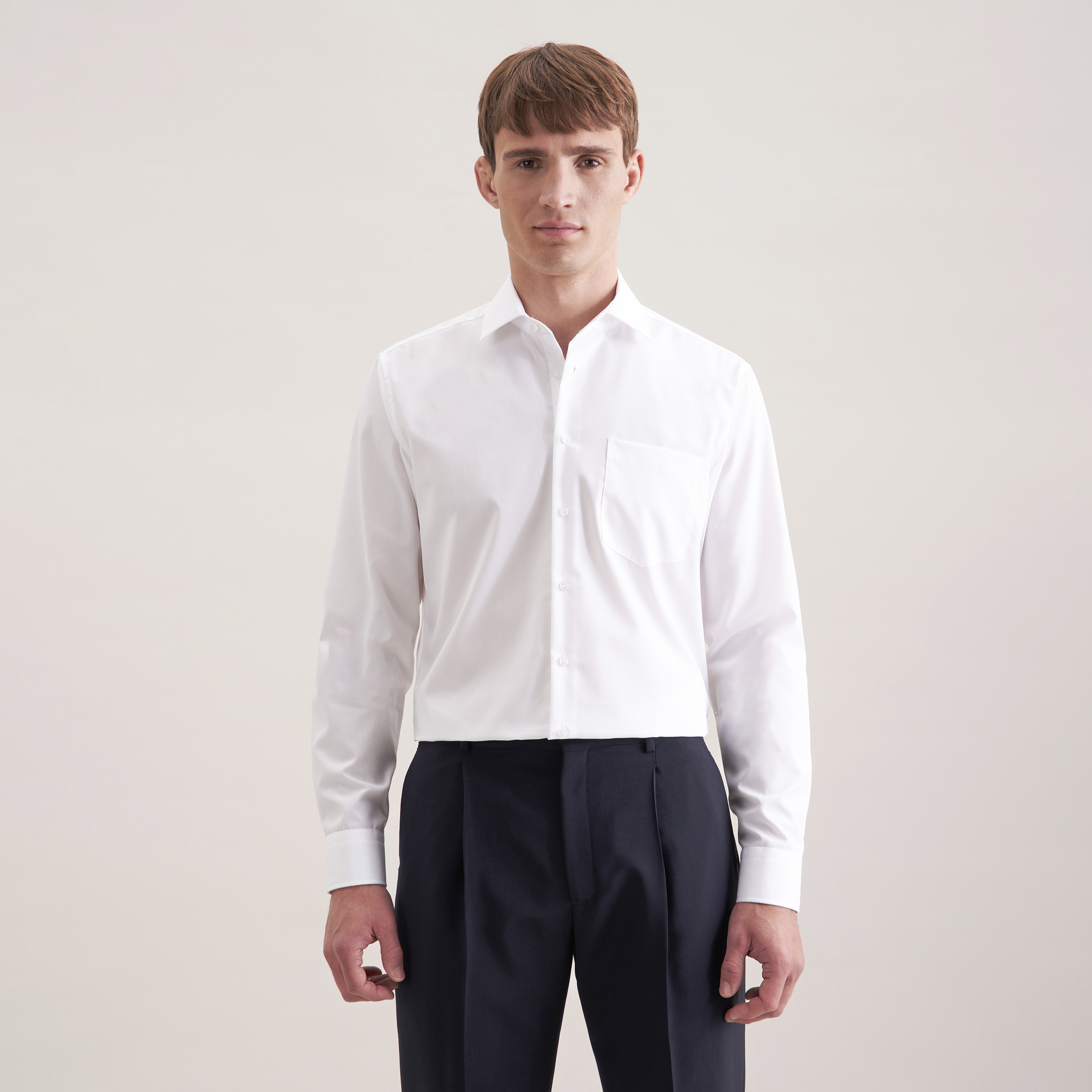 Men´s Shirt Regular Fit Extra Longsleeve - Seidensticker