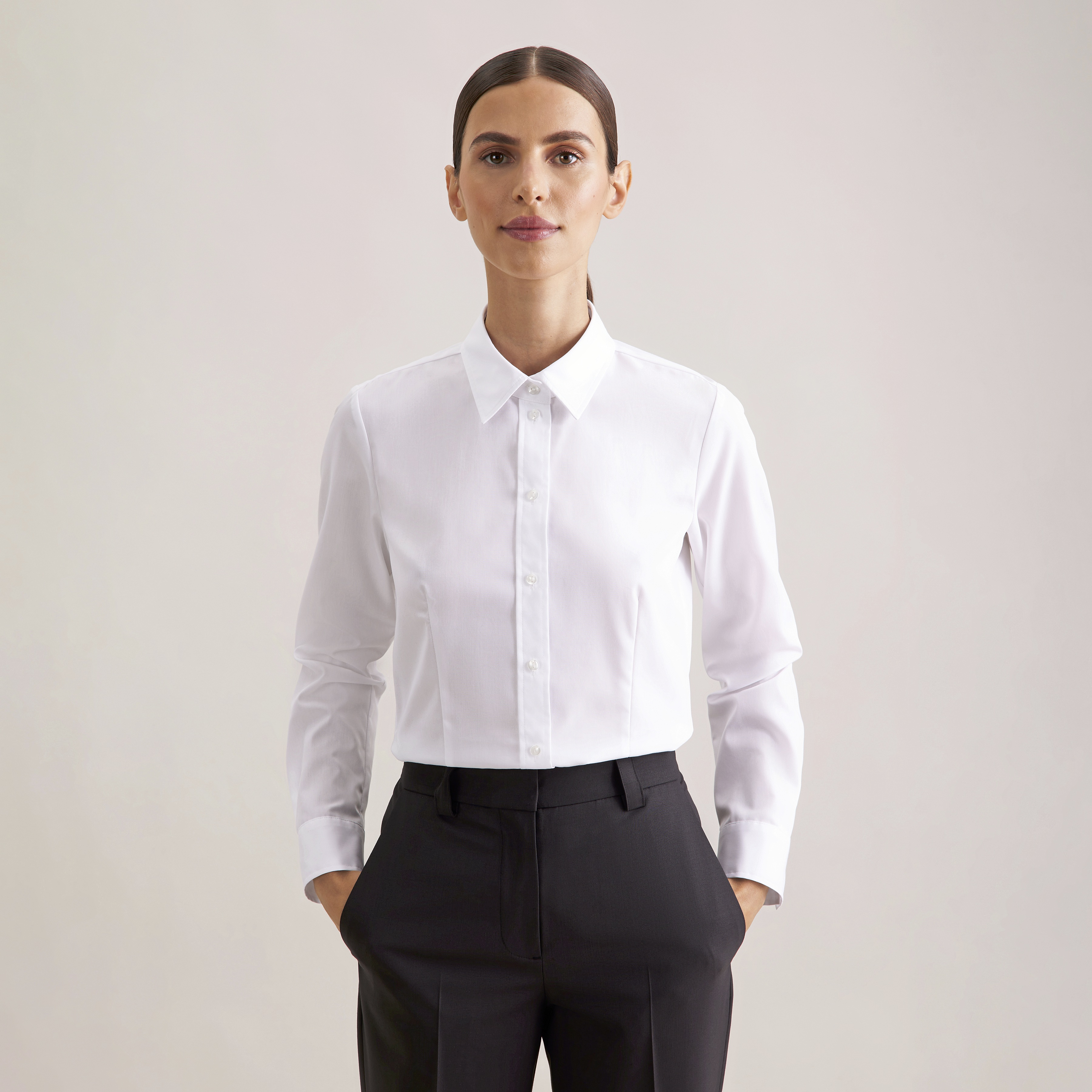 Women´s Blouse Regular Fit Oxford Longsleeve - Seidensticker