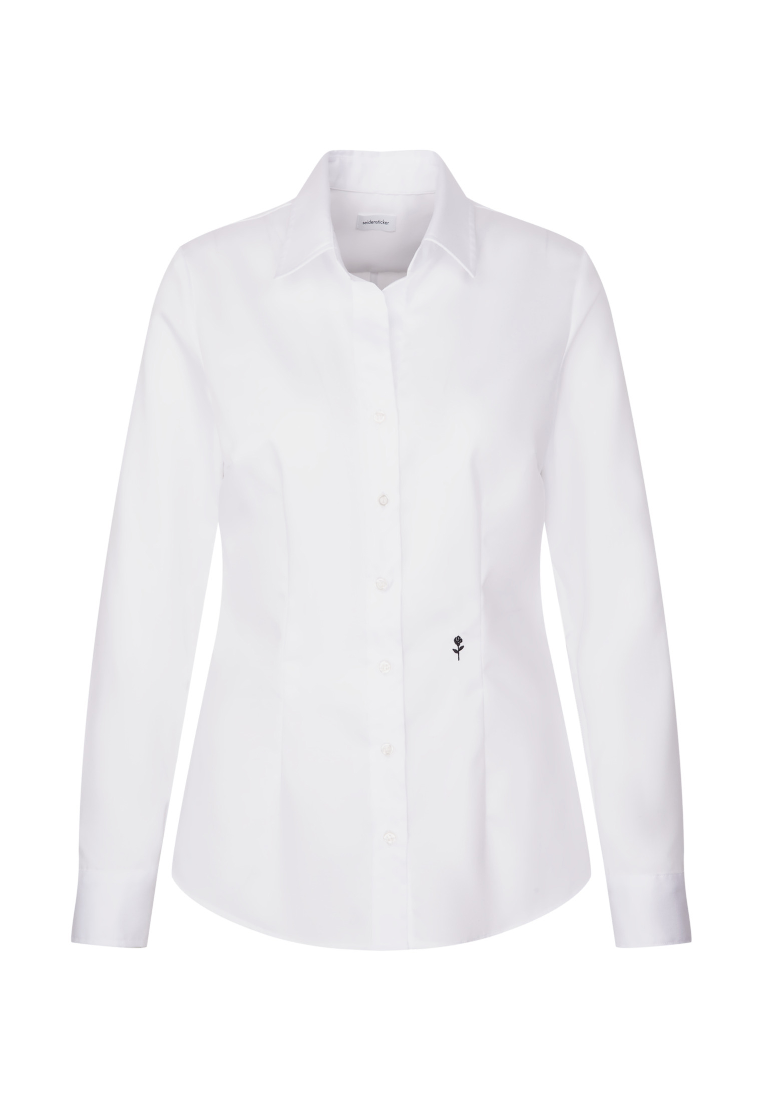 Women´s Blouse Slim Fit Fine Twill Longsleeve - Seidensticker