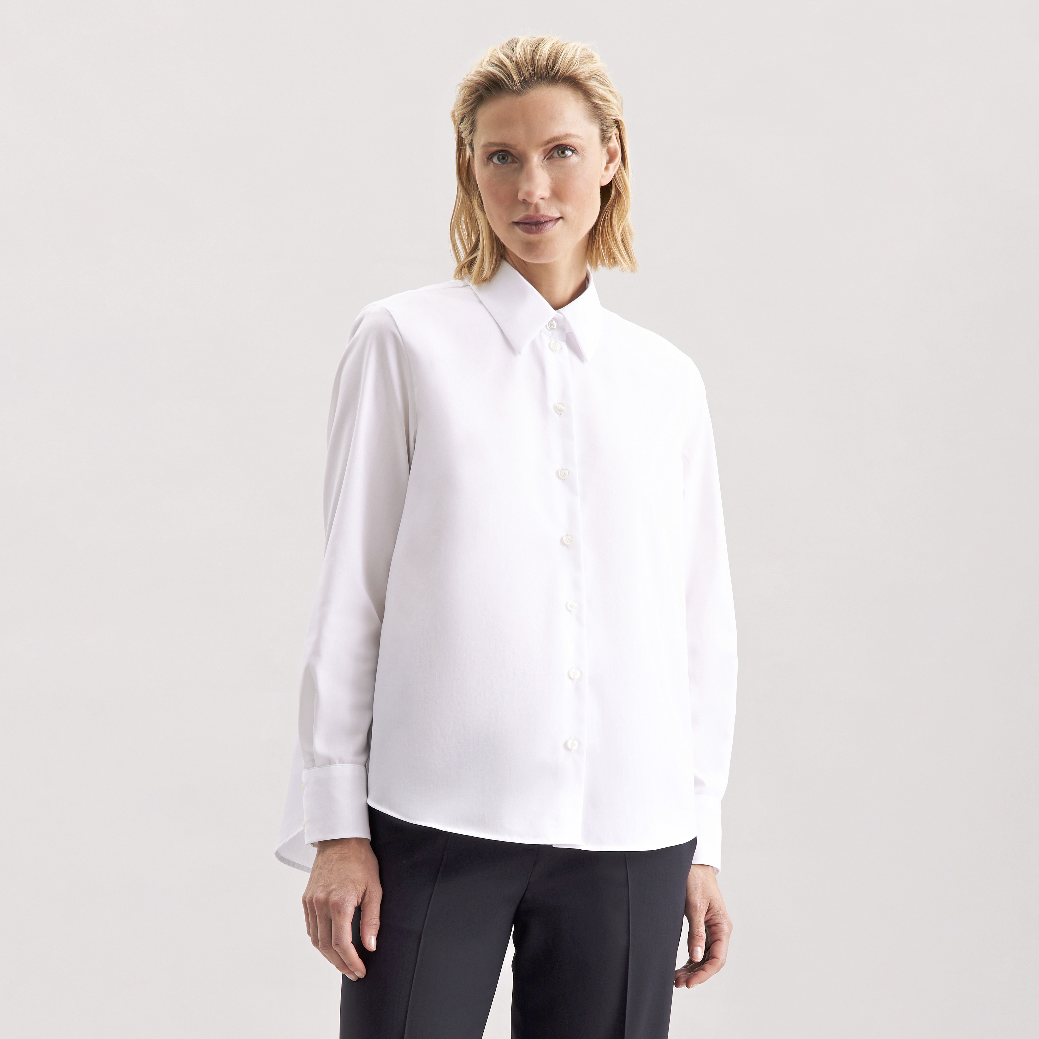 Women´s Oversize Popeline Blouse Longsleee - Seidensticker