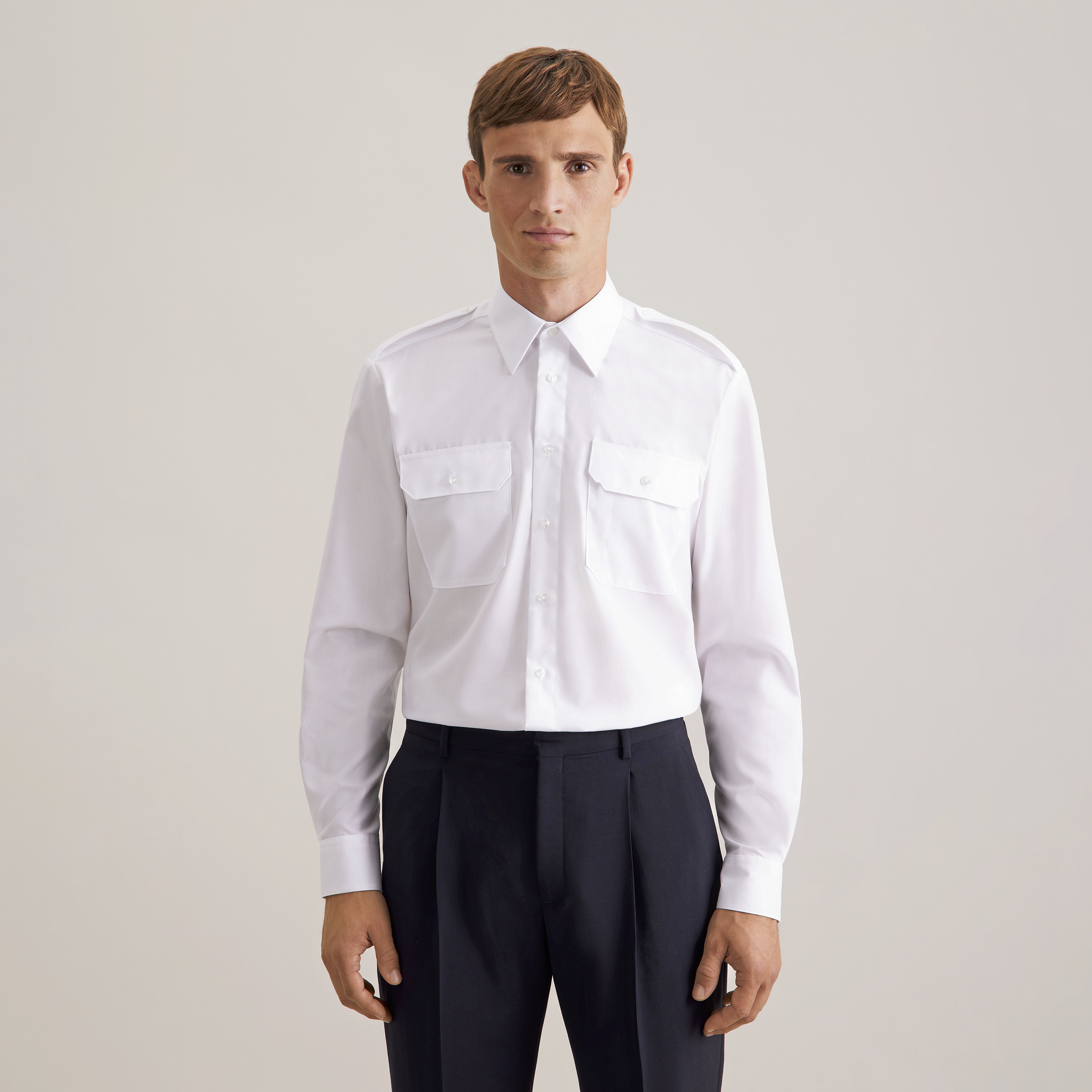 Men´s Pilot Shirt Regular Longsleeve - Seidensticker