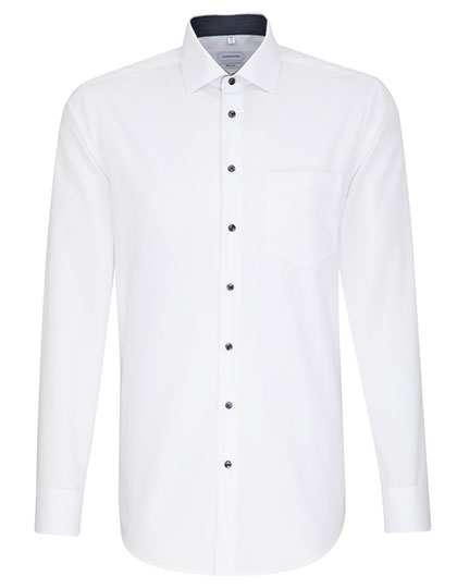 Men´s Shirt Poplin Regular Fit Long Sleeve - Seidensticker