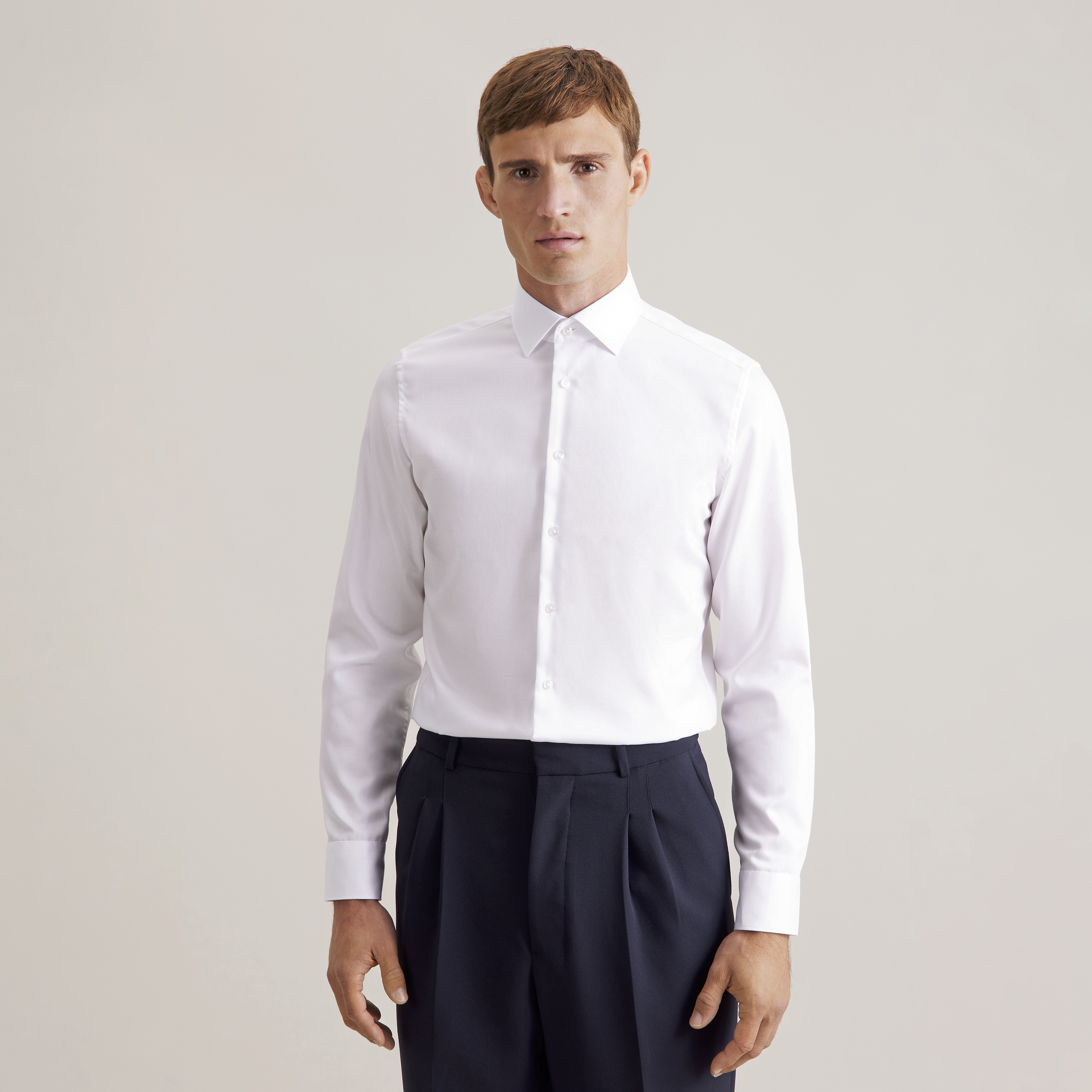 Men´s Shirt Slim Fit Fine Twill Longsleeve - Seidensticker