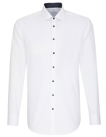 Men´s Shirt Poplin Slim Fit Long Sleeve - Seidensticker