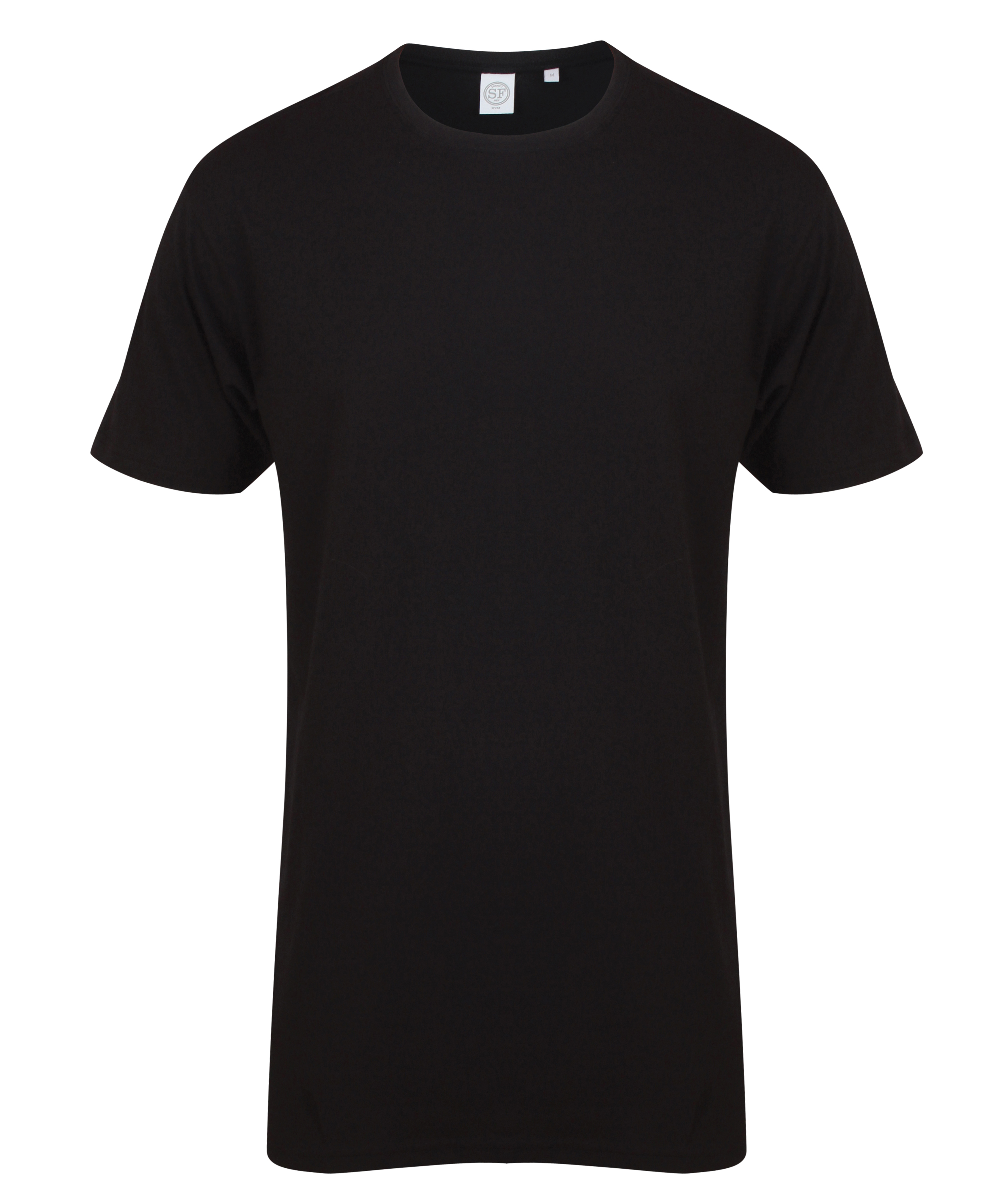 Men´s Longline T-Shirt With Dipped Hem - SF Clothing