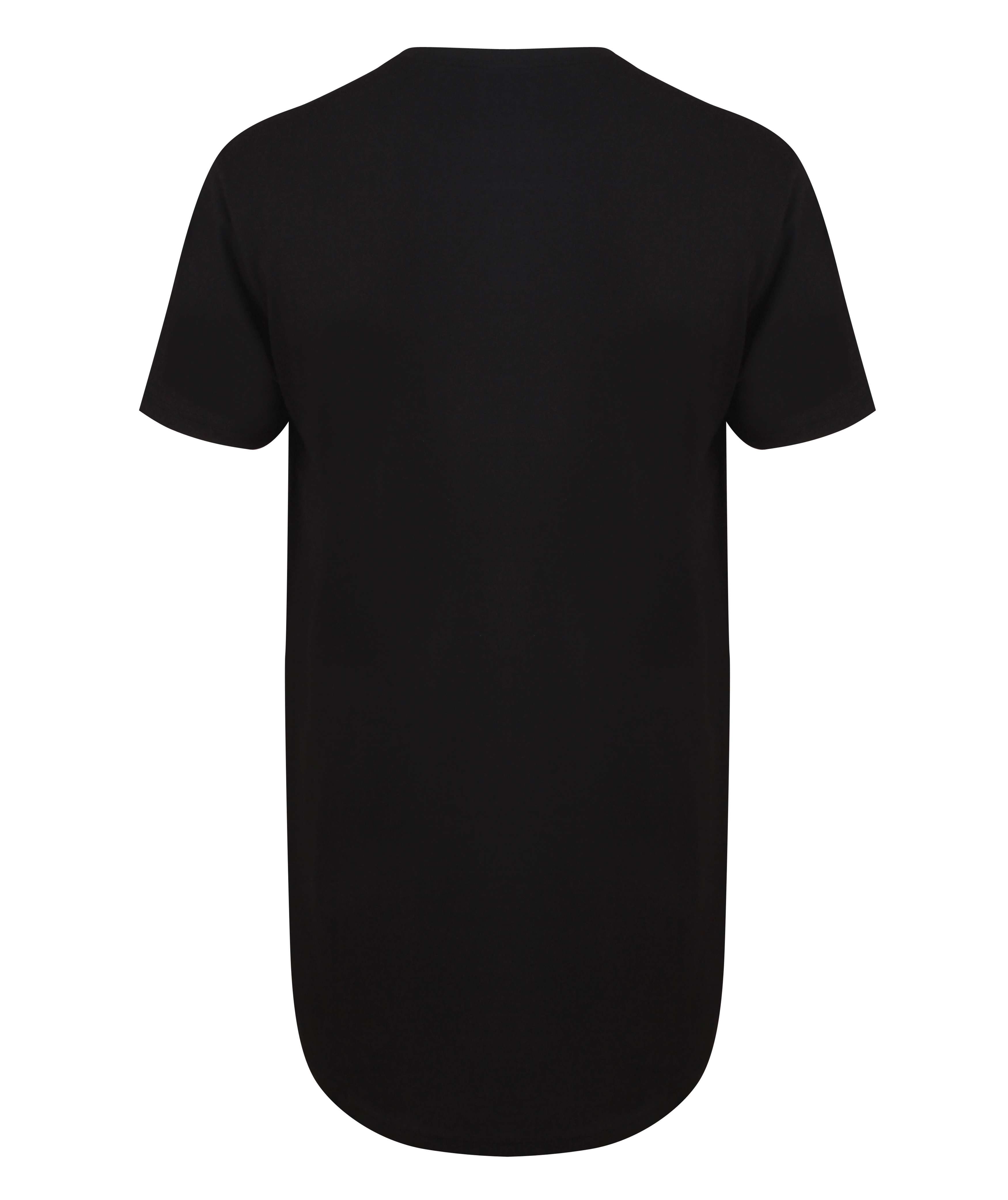 Men´s Longline T-Shirt With Dipped Hem - SF Clothing