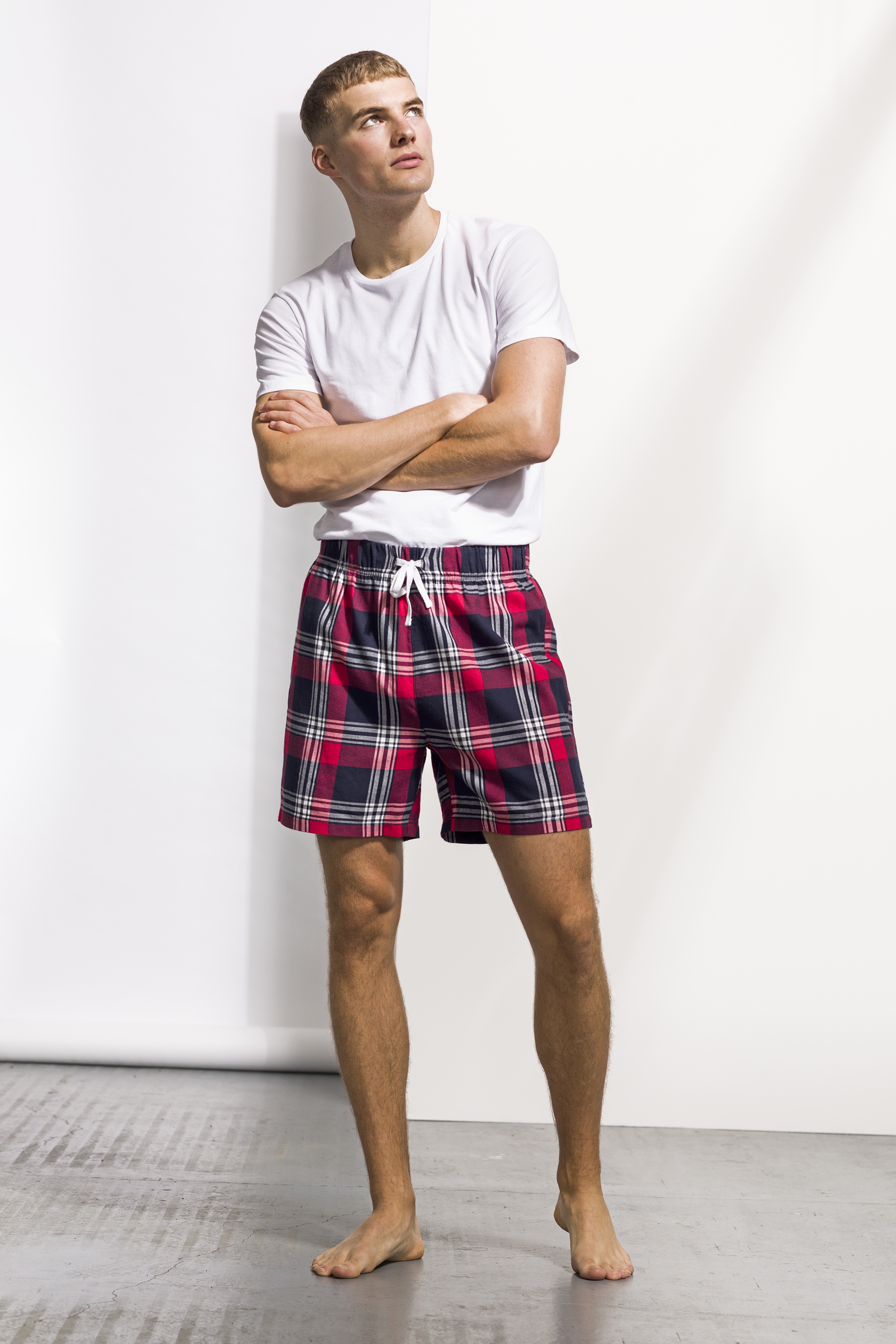 Men´s Tartan Lounge Shorts - SF Clothing