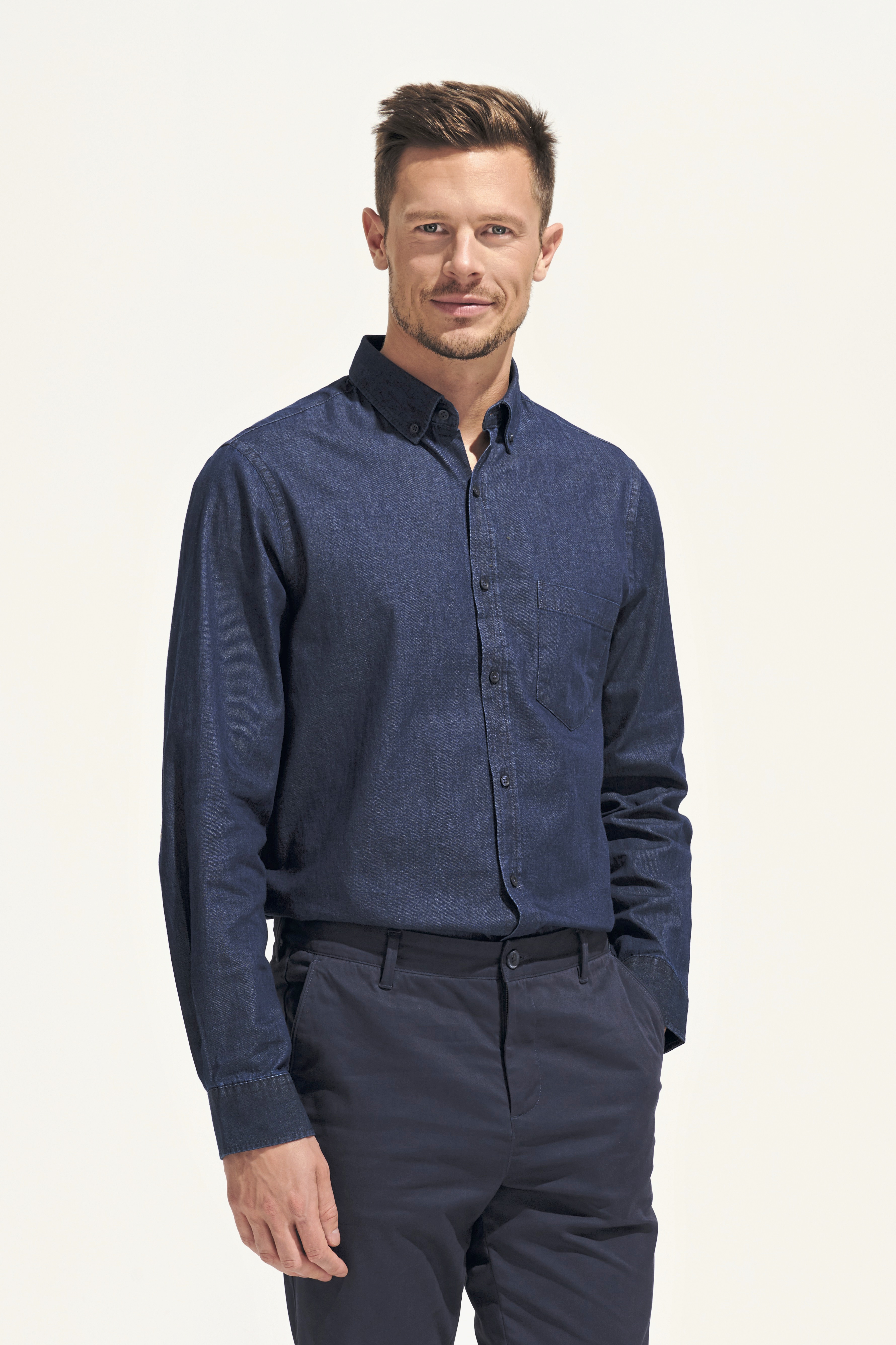 Men´s Denim Shirt Barry - SOL'S