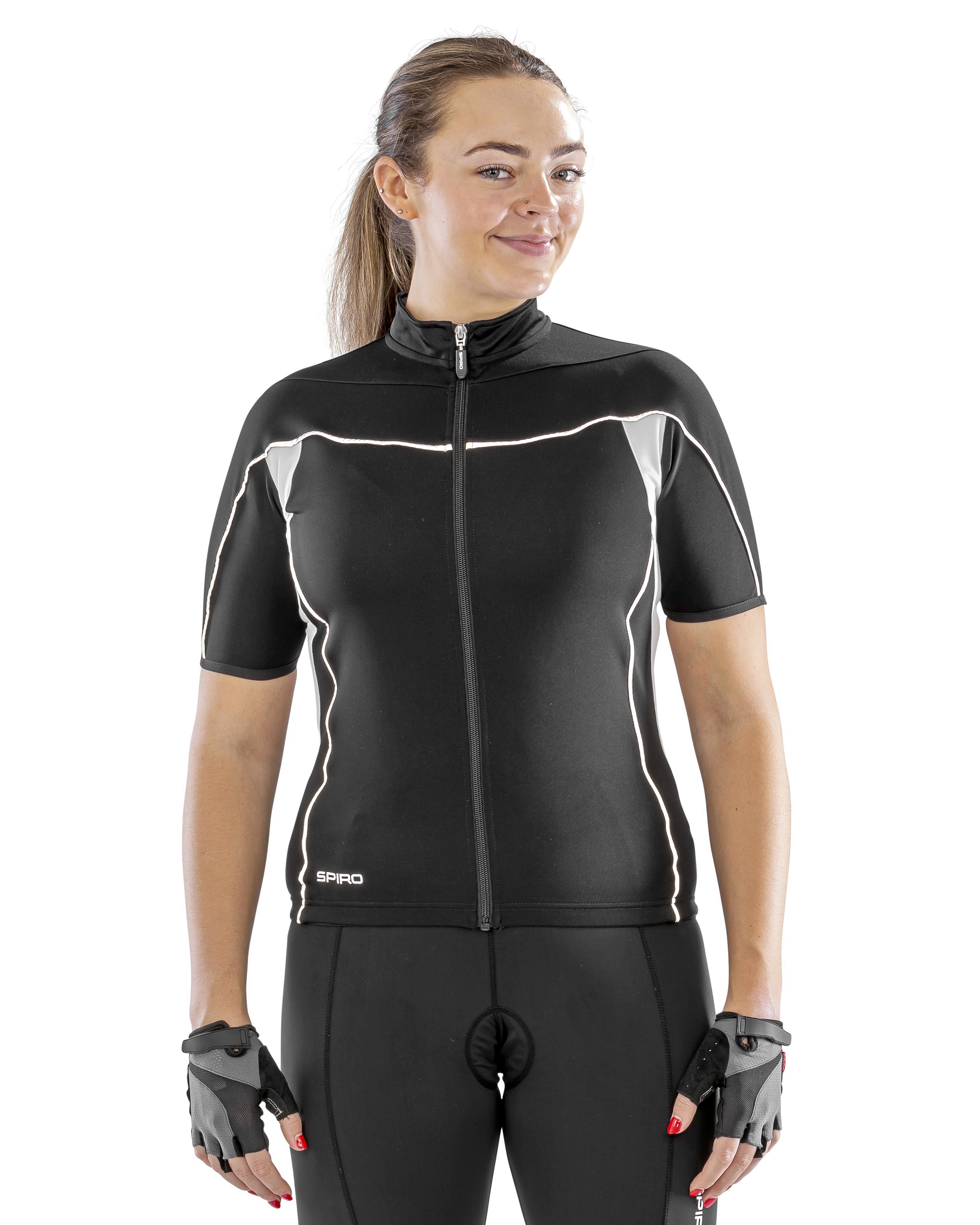 Women´s Bikewear Full Zip Performance Top - Spiro