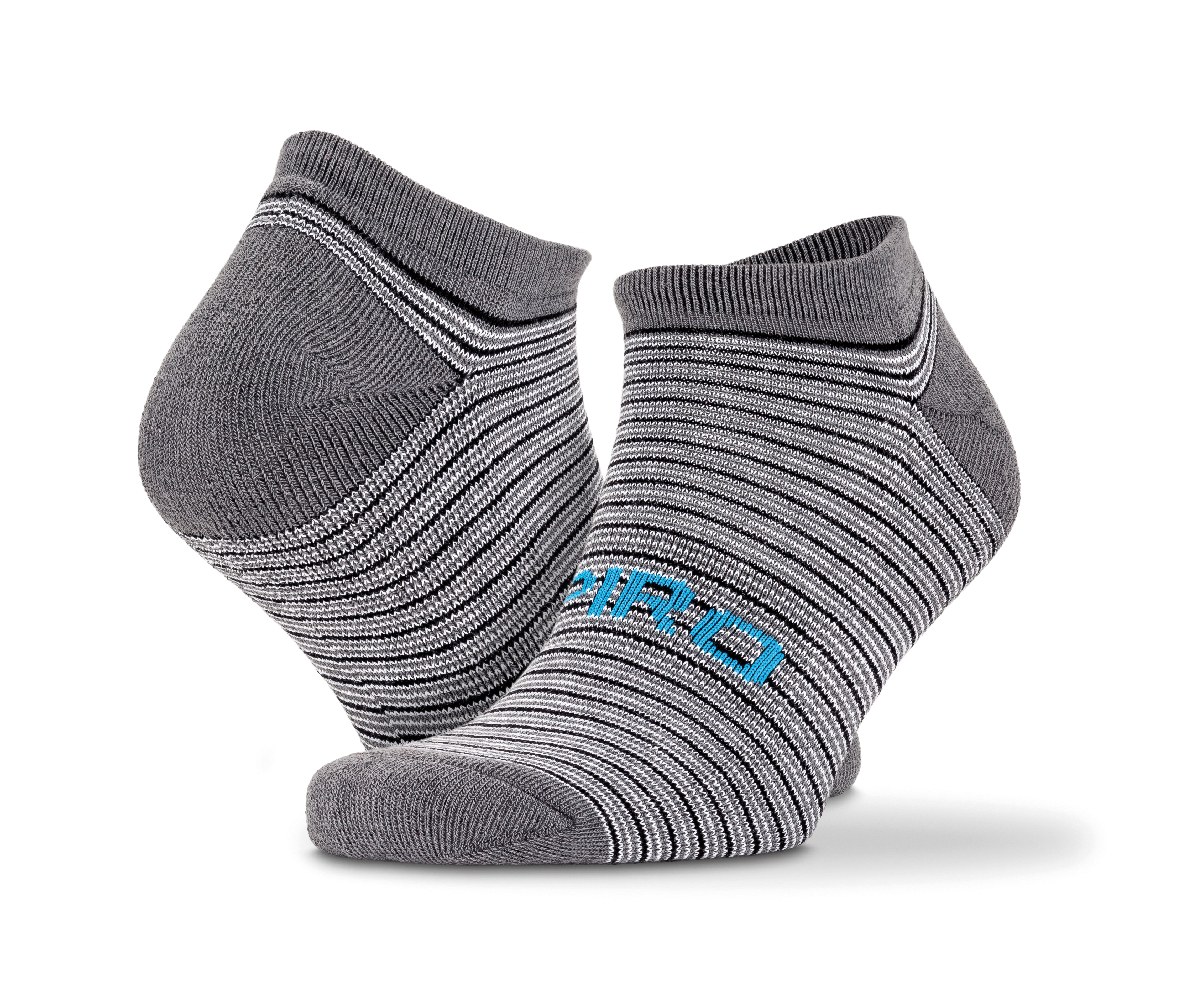 3-Pack Mixed Stripe Coolmax Sneaker Socks - Spiro