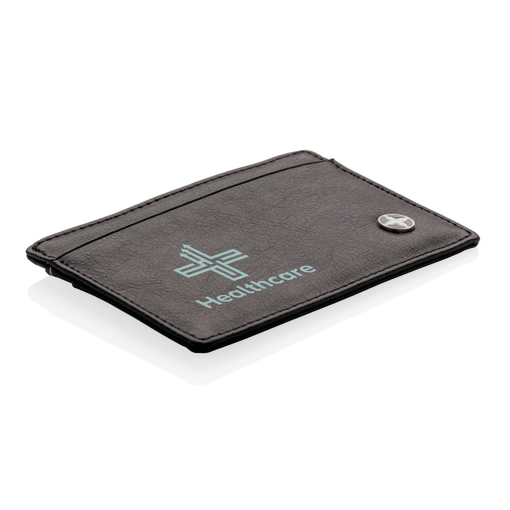PU obal na karty s RFID ochranou - Swiss Peak