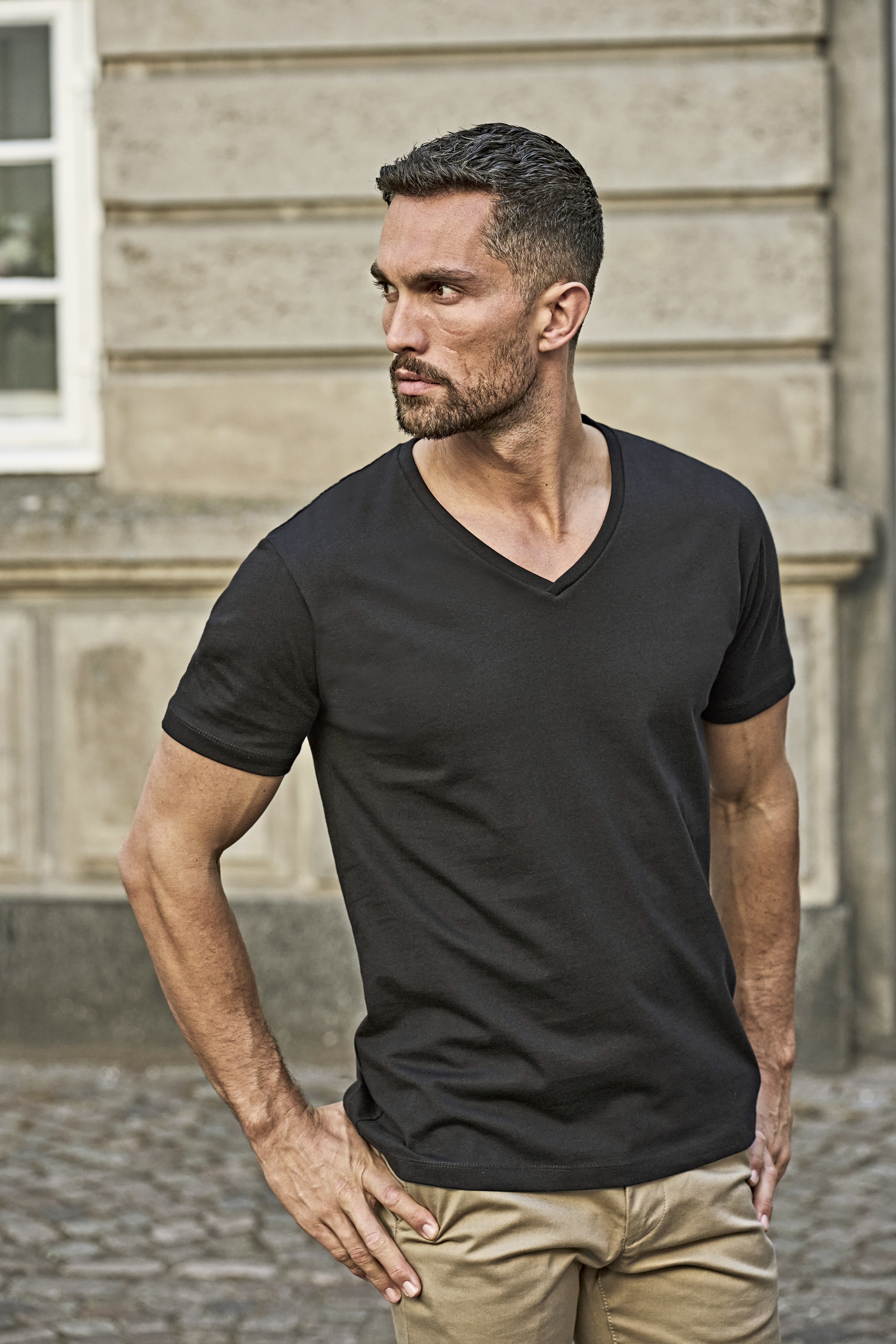 Fashion V-Neck Sof Tee - Tee Jays