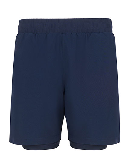 Tombo Men's Double Layer Sports Short