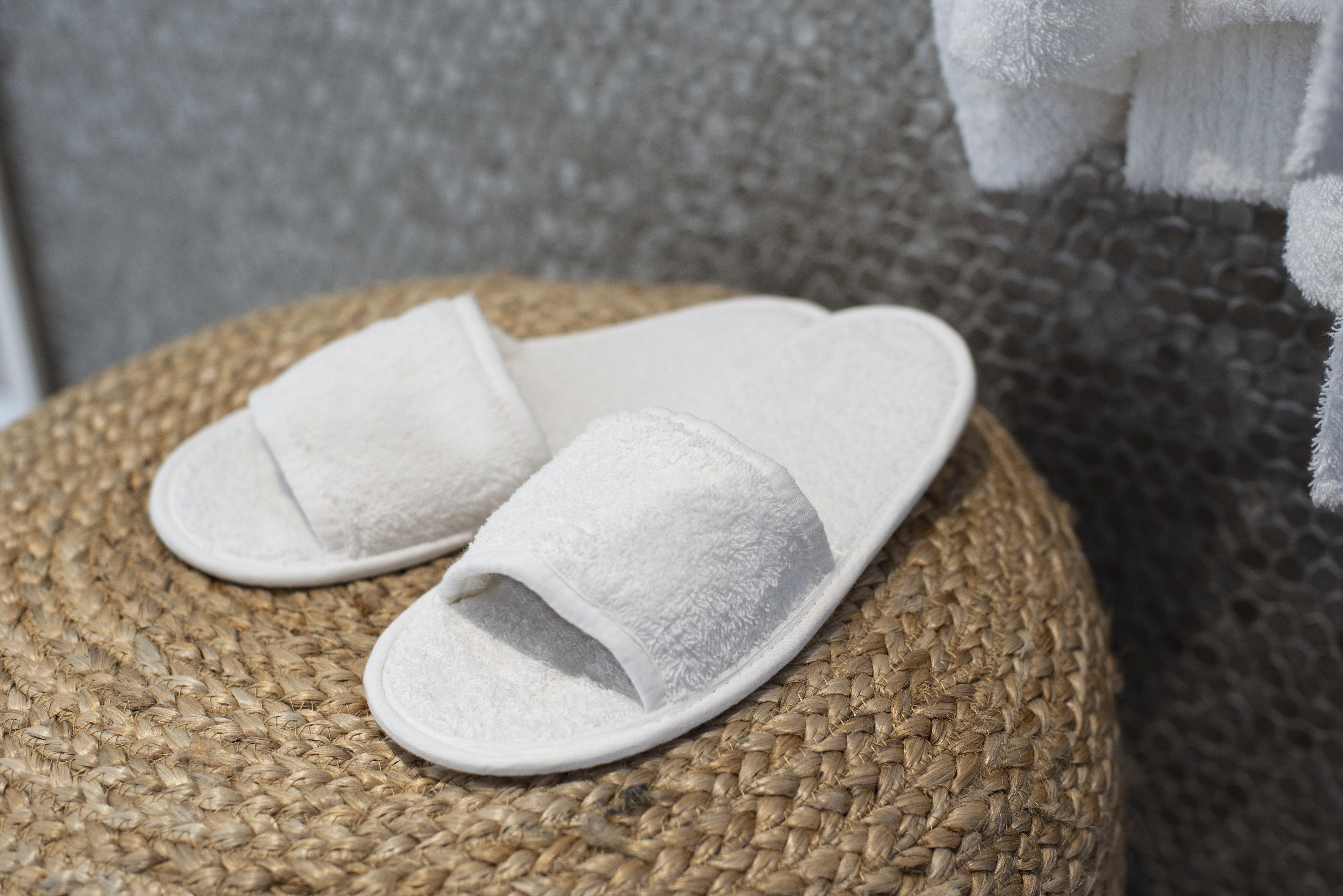 Classic Terry Slippers - Open Toe - Towel City