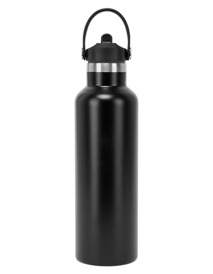 Vacuum Sports Water Bottle with Flip Up Straw - TriDri