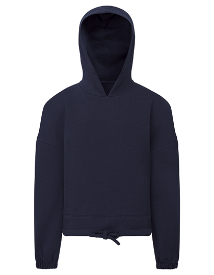 Kids Recycled Cropped Oversize Hoodie - TriDri