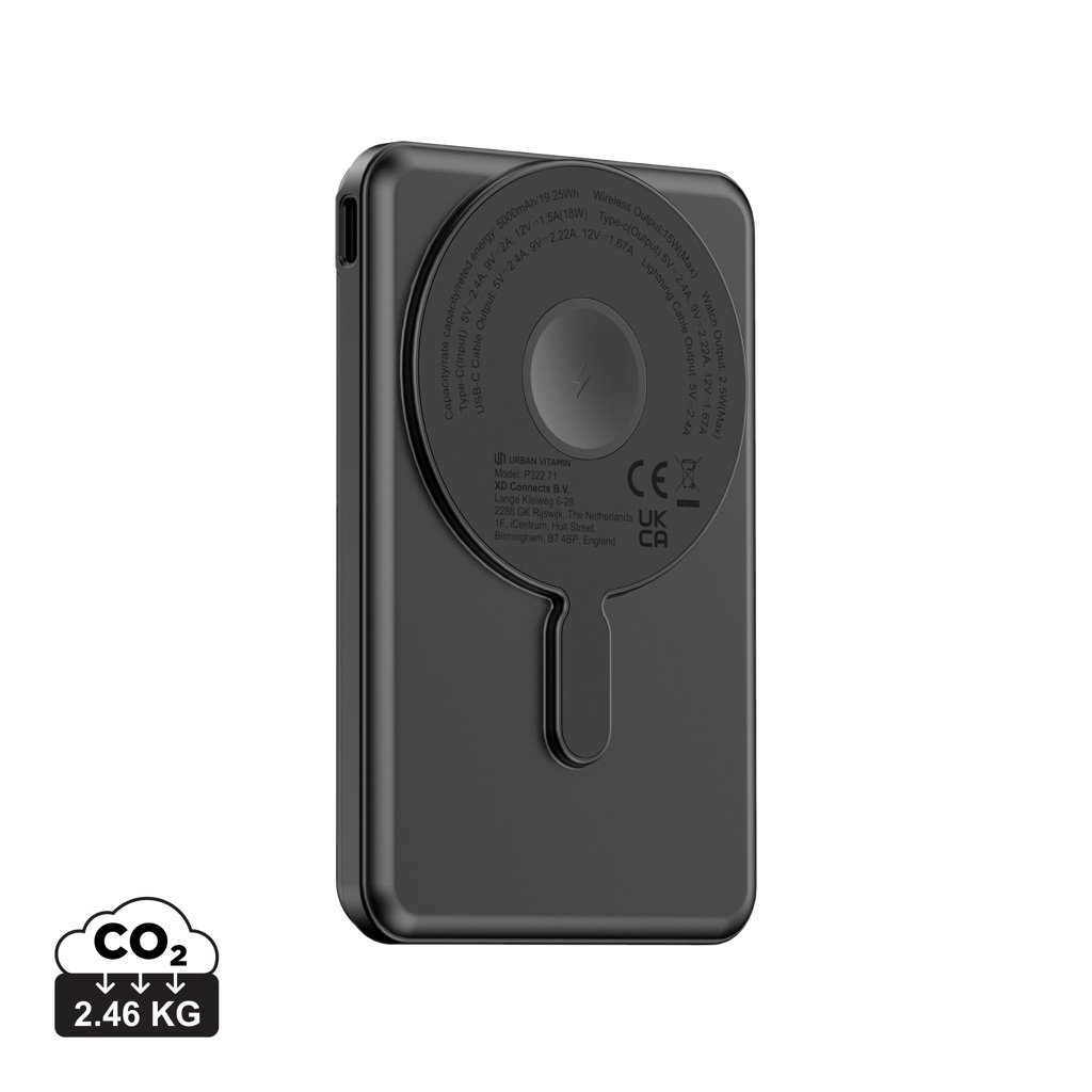 Magnetická powerbanka Urban Vitamin Redwood 5v1 5000mAh 20W - Urban Vitamin