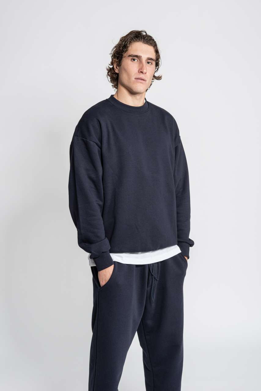 365 - DIAGONAL FRENCH TERRY CREWNECK SWEATSHIRT - Vesti