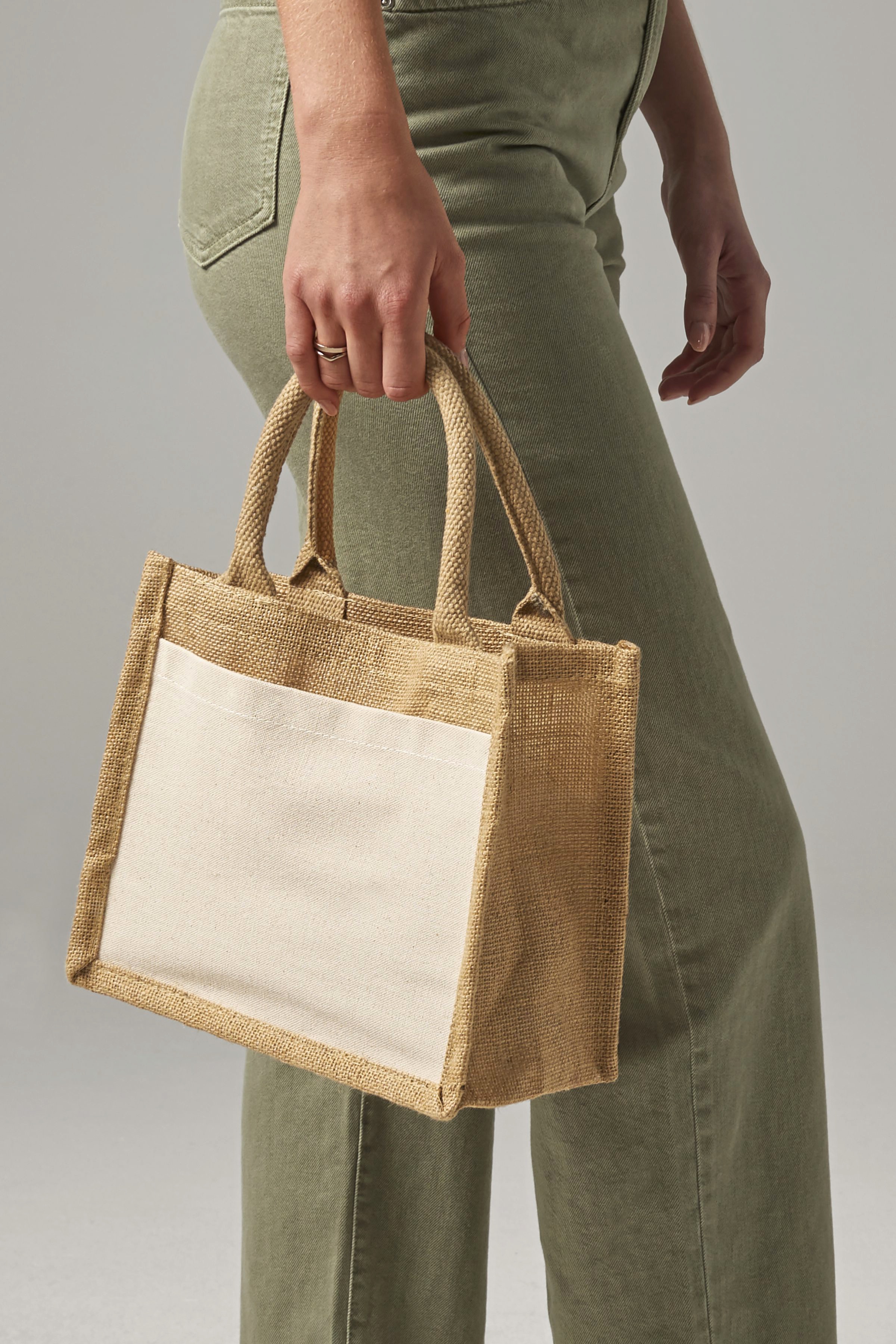 Cotton Pocket Jute Gift Bag - Westford Mill