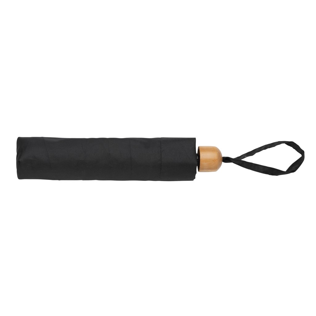 20,5" bambusový dáždnik Impact zo 190T pongee RPET AWARE™ - XD Collection