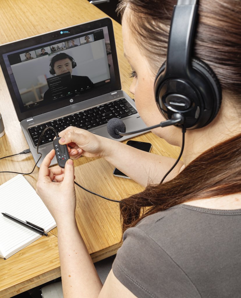 Kancelársky headset s mikrofónom - XD Collection