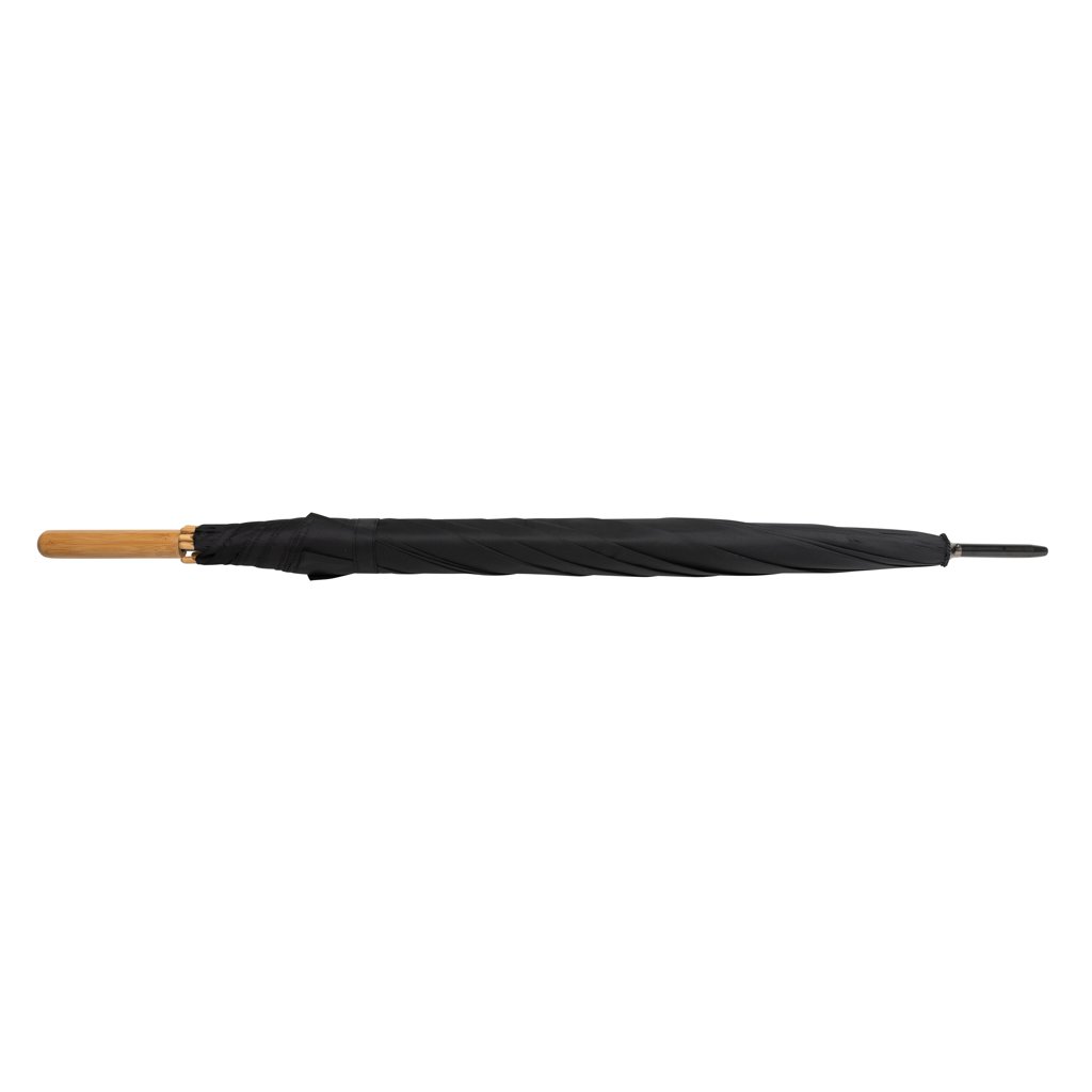 27" bambusový auto-open dáždnik Impact zo 190T RPET AWARE™ - XD Collection