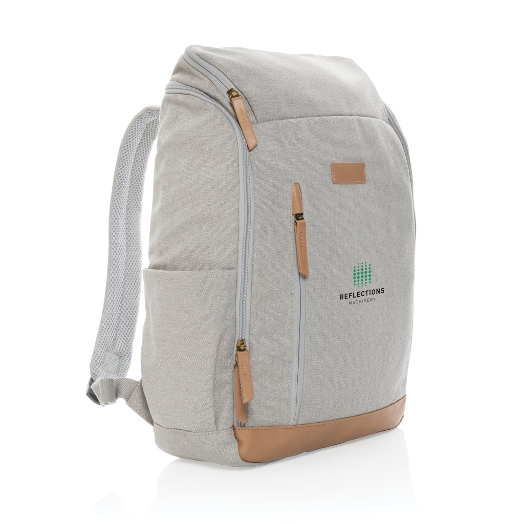 Batoh na 15" notebook Impact z 16 oz. recykl. canvas AWARE™ - XD Collection