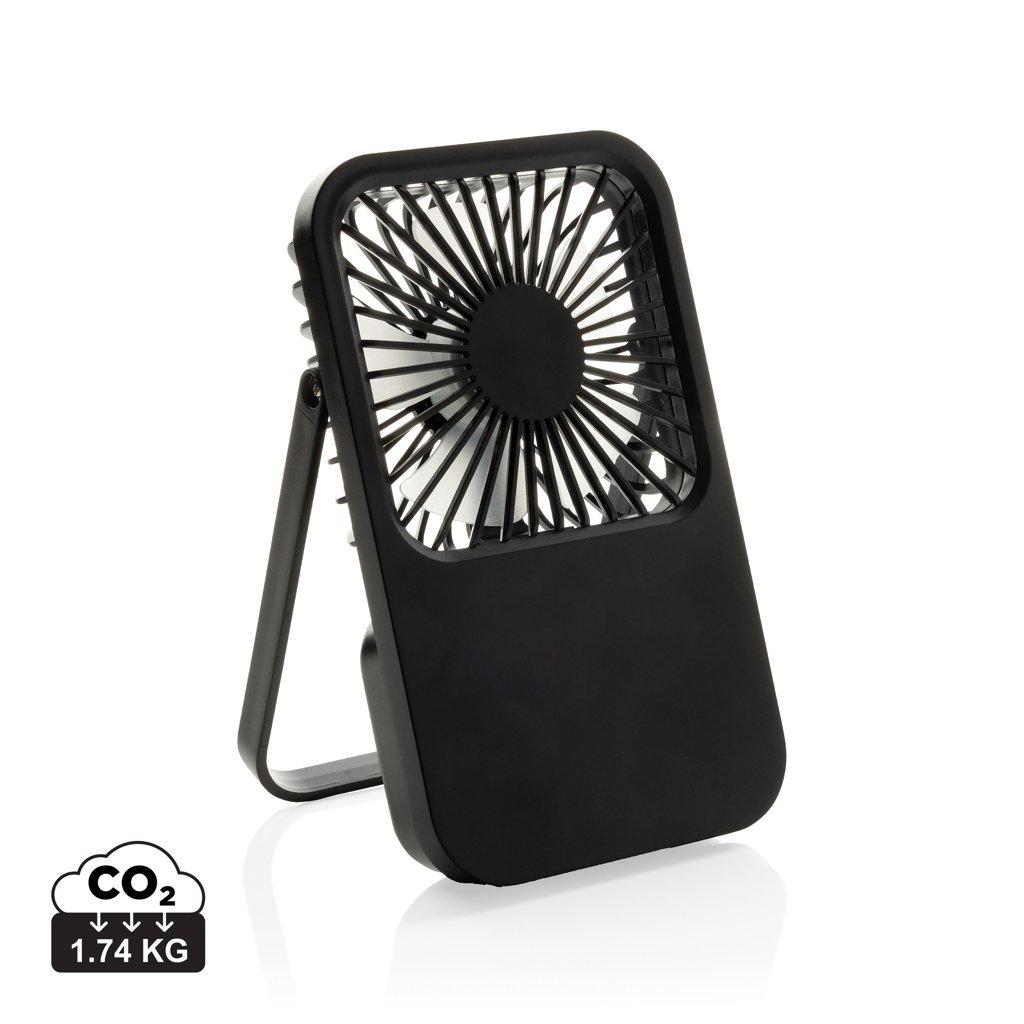 Aervina RCS nabíjateľný stolový ventilátor z rec. plastu - XD Collection