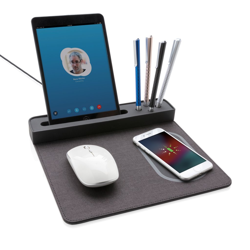Air podložka pod myš s bezdrôtovým nabíjaním a USB - XD Xclusive