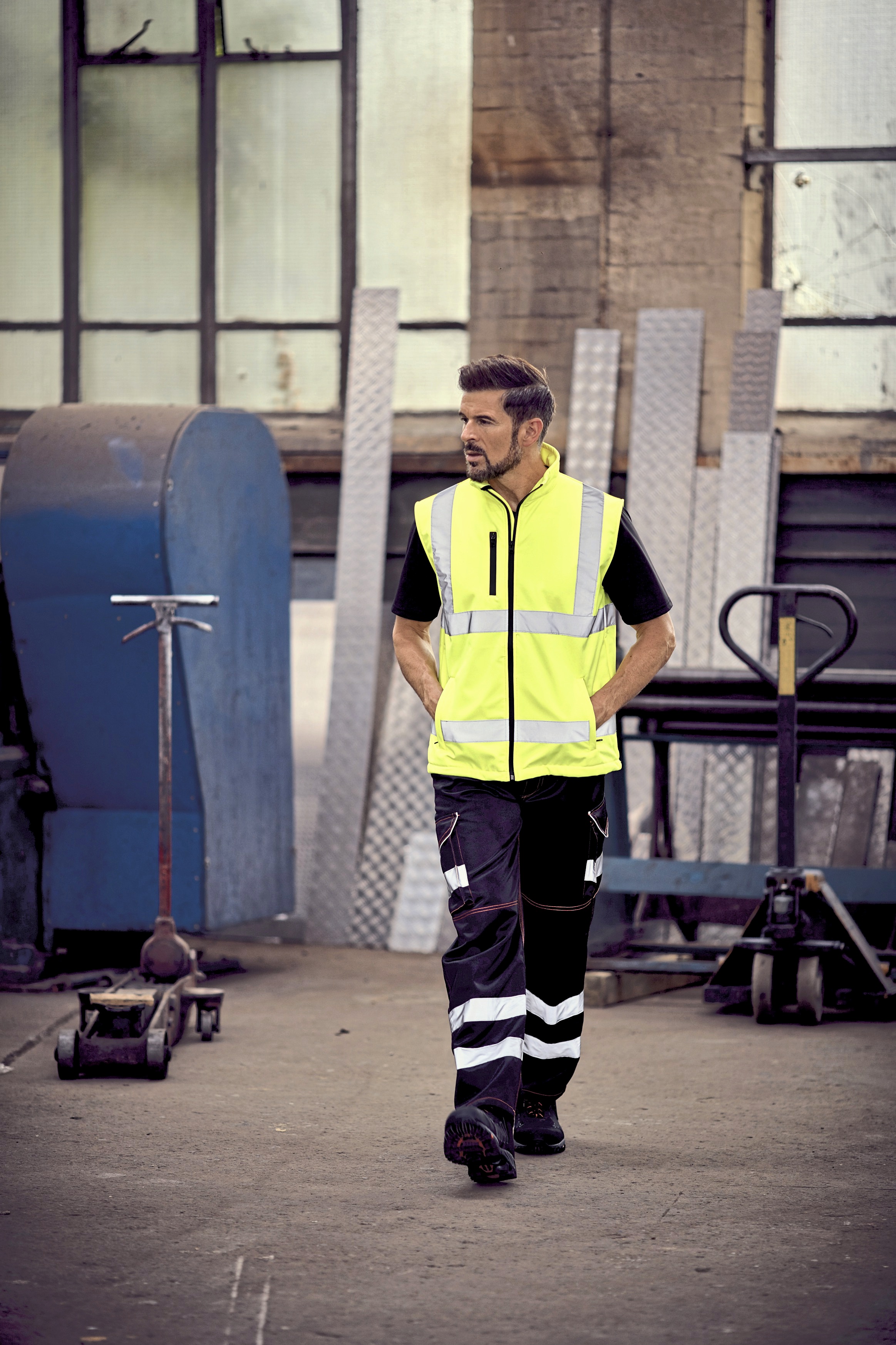 Hi-Vis Softshell Gilet - YOKO