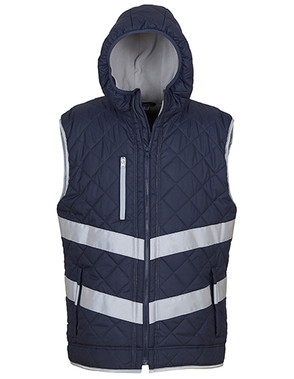 Hi-Vis Kensington Hooded Gilet - YOKO