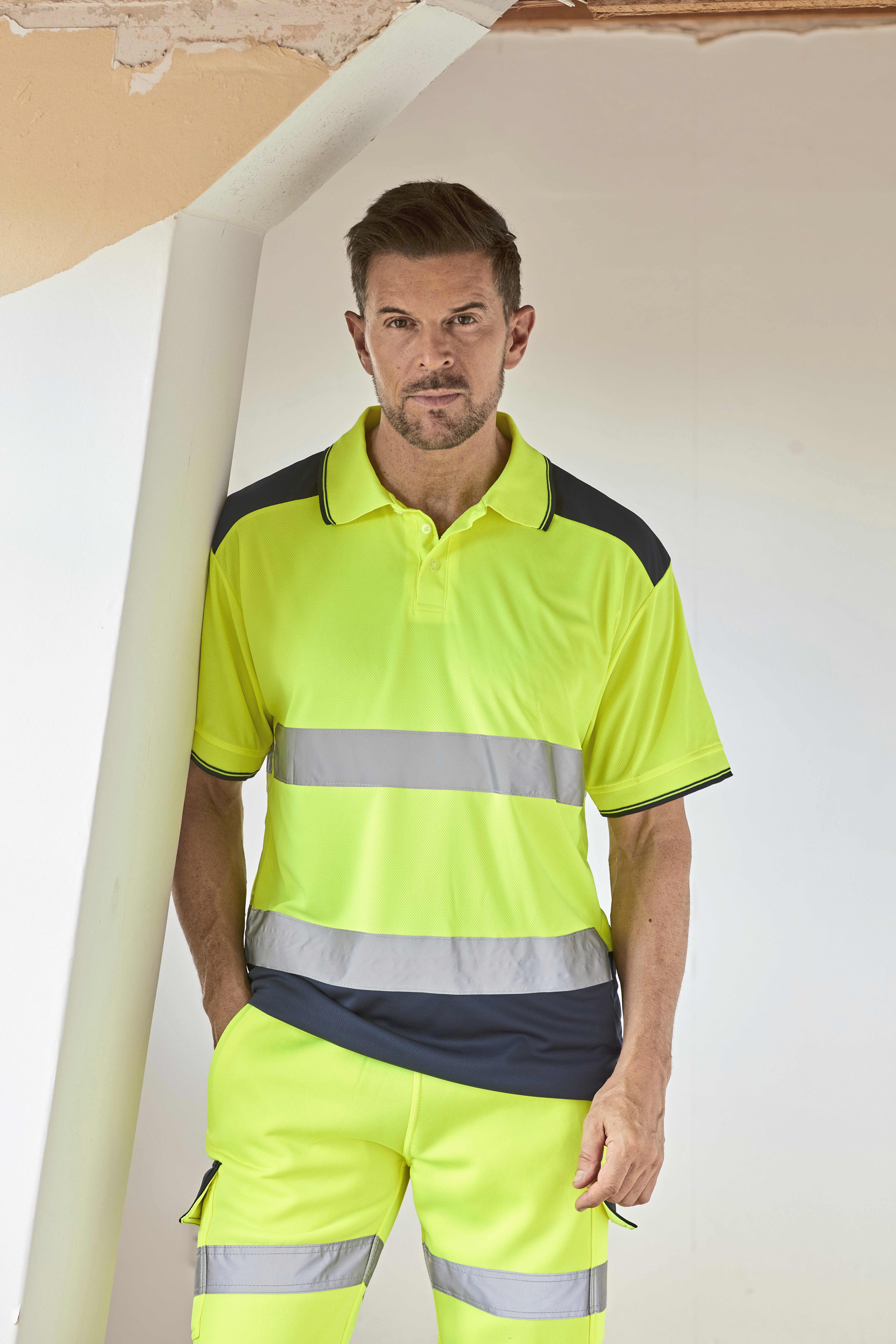 Hi-Vis Two-Tone Polo - YOKO