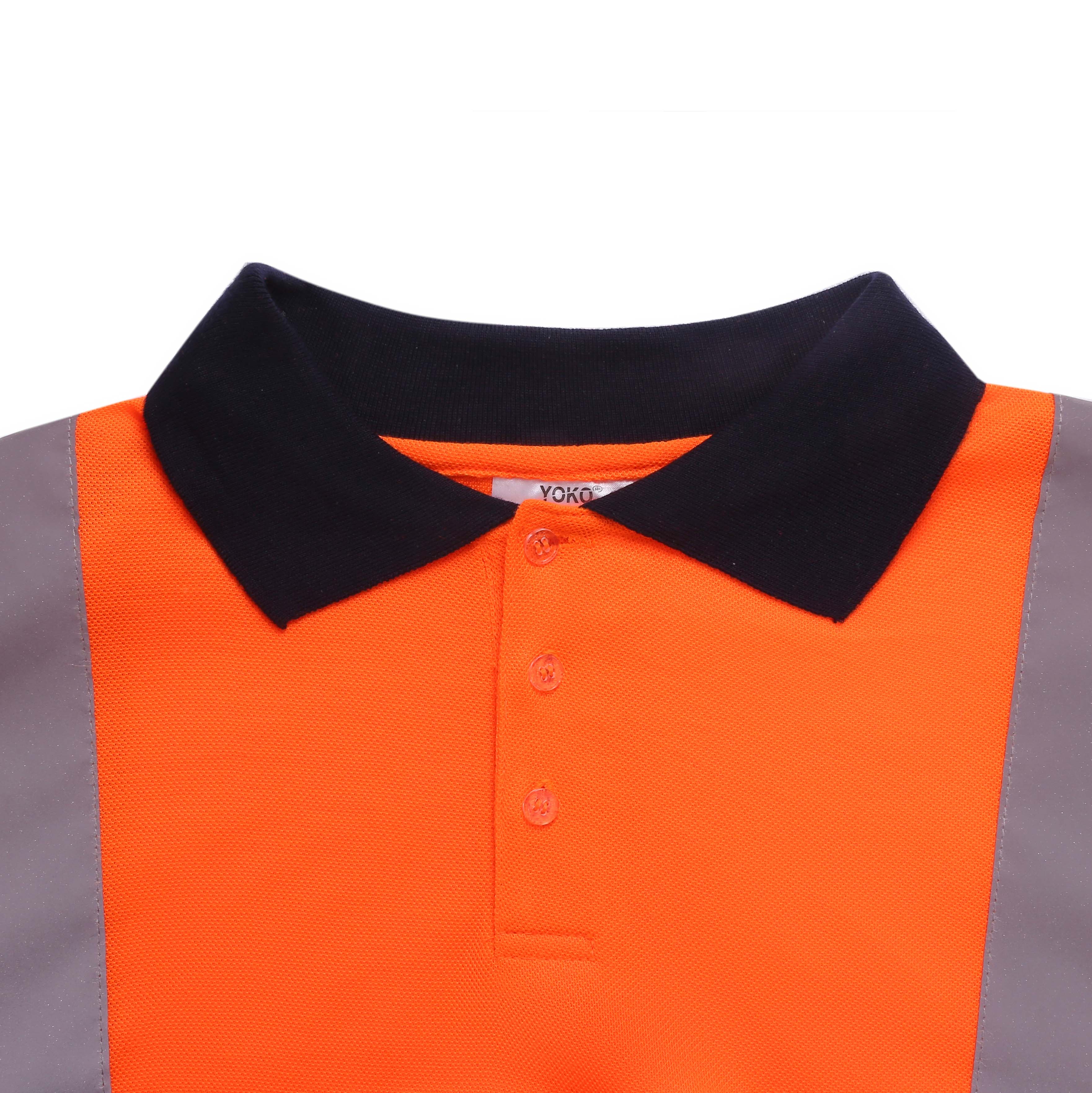 Hi-Vis Long Sleeve Polo - YOKO
