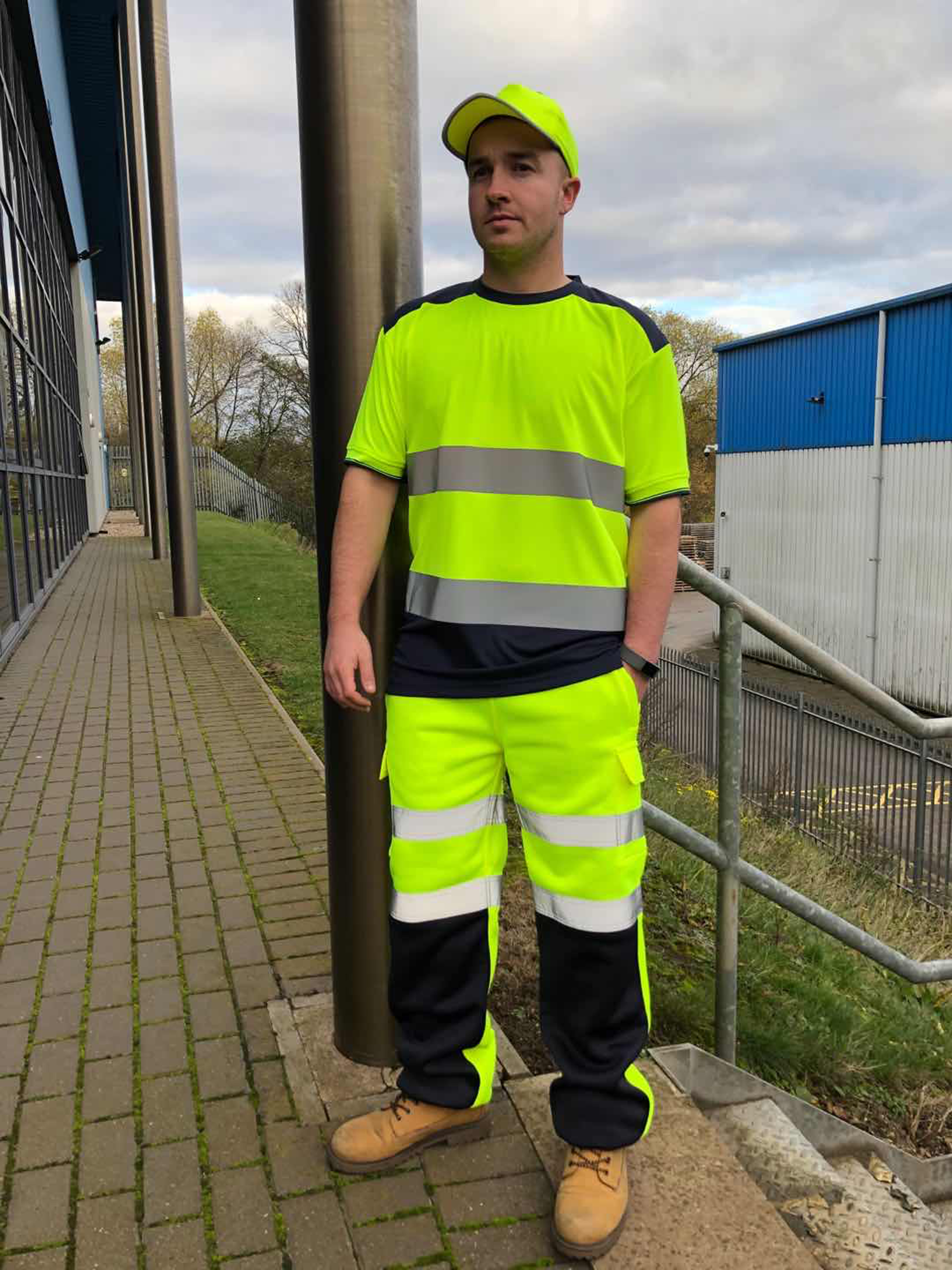 Hi-Vis Two-Tone T-Shirt - YOKO