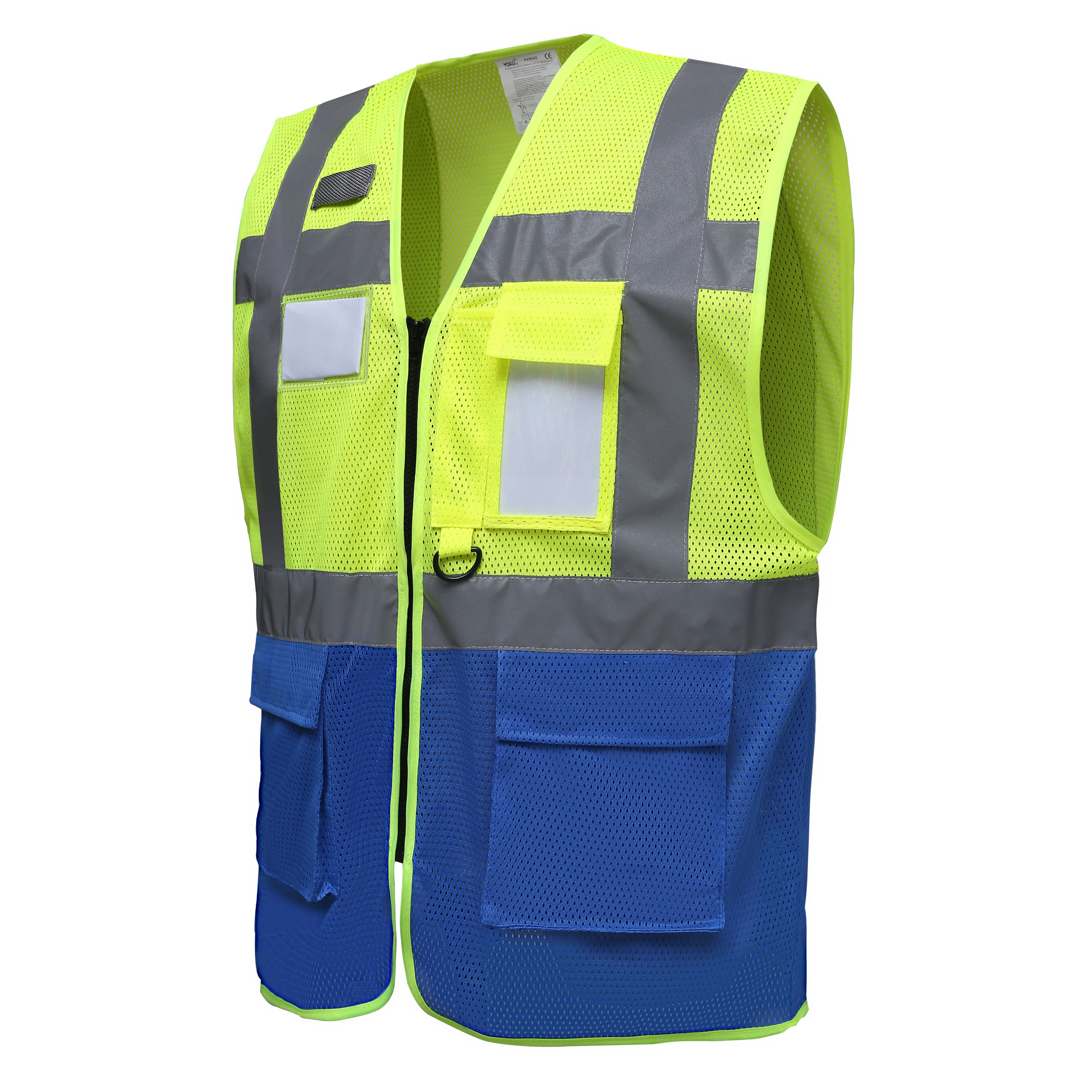 Hi-Vis Top Cool Recycled Open Mesh Executive Waistcoat - YOKO