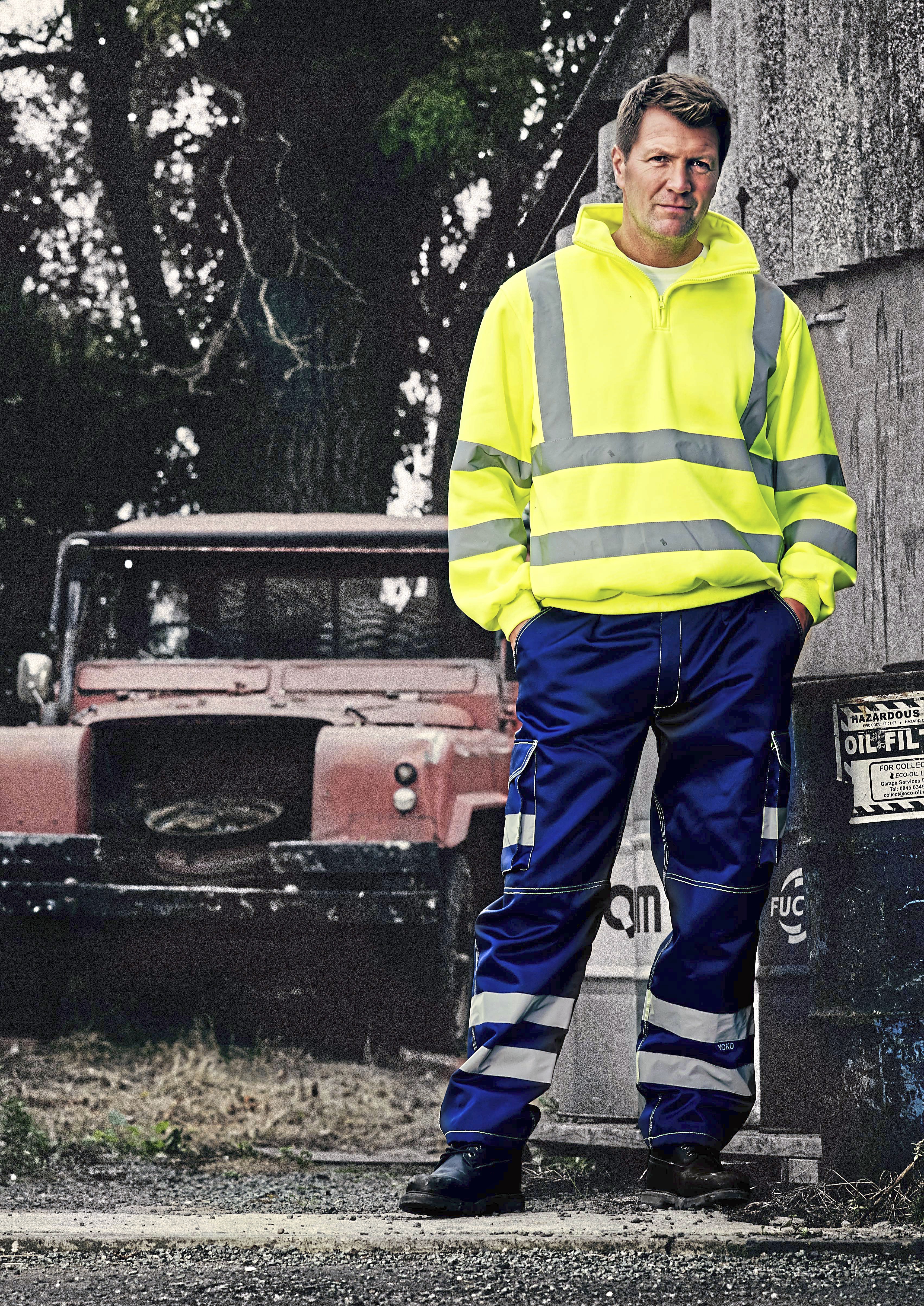 Hi-Vis 1/4 Zip Sweatshirt - YOKO